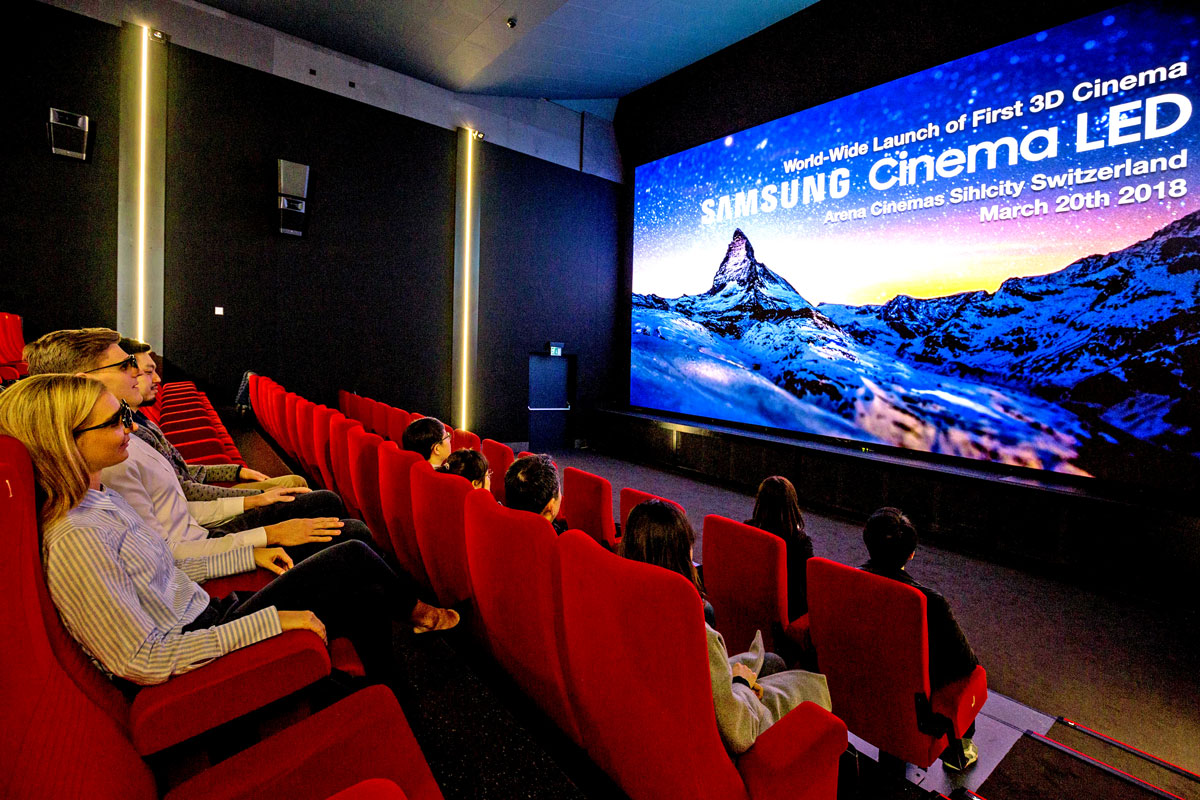 Pierwsze na świecie kino z ekranem Cinema LED 3D