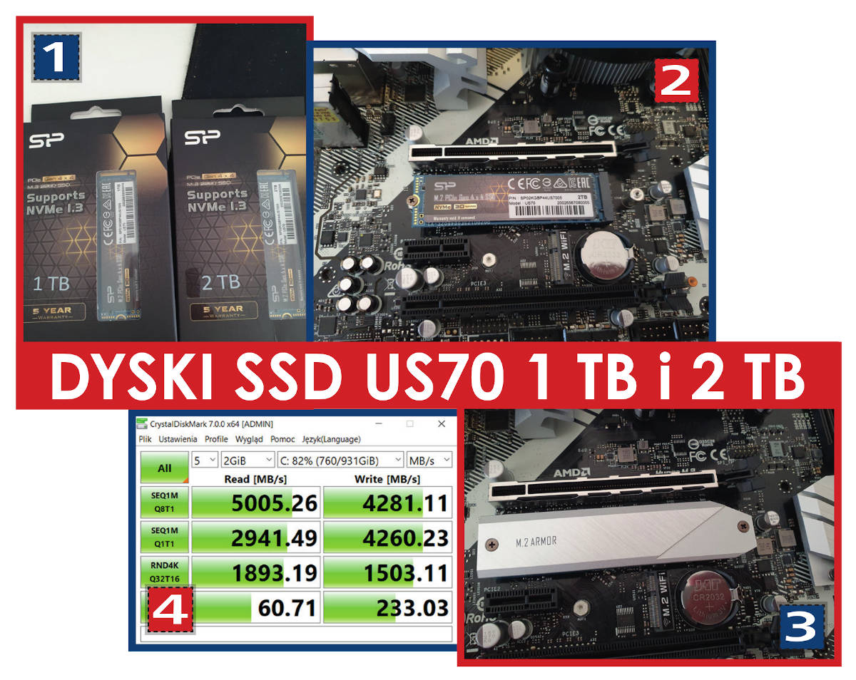 Dyski SSD US70