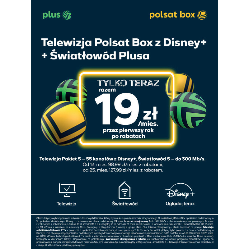 Telewizja Polsat Box z Disney+
